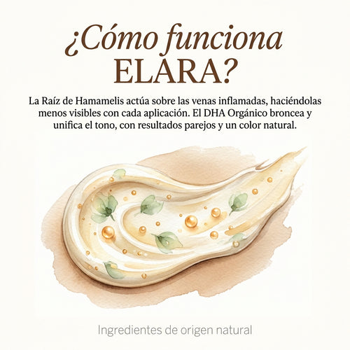Elara crema autobronceante para piel madura