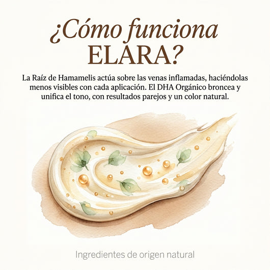 Elara crema autobronceante para piel madura